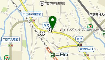 Dパーキング二日市中央2丁目第2/福銀の地図画像