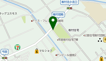 Dパーキング板付住宅第1の地図画像
