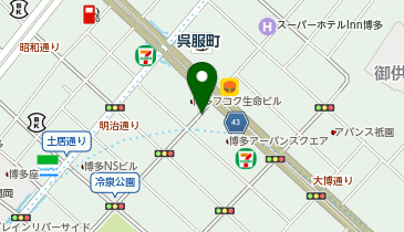 店屋町第5駐車場の地図画像