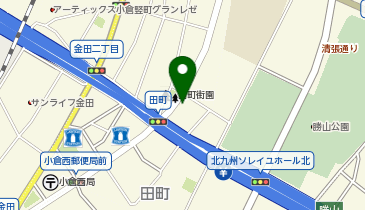 Dパーキング北九州市田町第2の地図画像