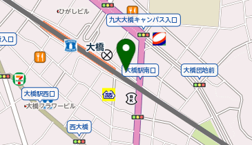 Dパーキング福岡市大橋1丁目第5の地図画像