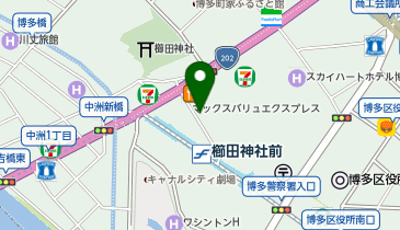 Dパーキング福岡市祇園町第14の地図画像