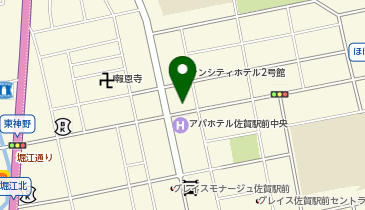 Dパーキング佐賀駅前中央第1の地図画像