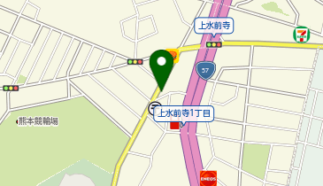 Dパーキング上水前寺1丁目第1の地図画像