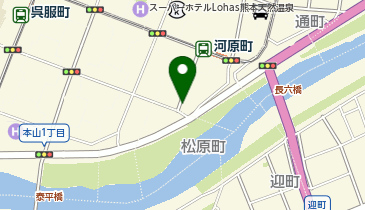 Dパーキング熊本市河原町第1の地図画像