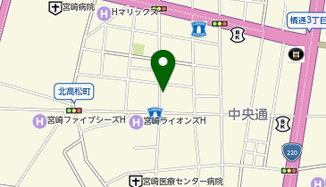 Dパーキング宮崎 千草町第1の地図画像