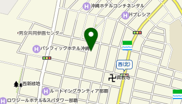 Dパーキング那覇市辻1丁目第1の地図画像