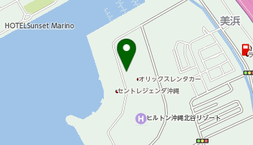 Dパーキング北谷町美浜第1の地図画像