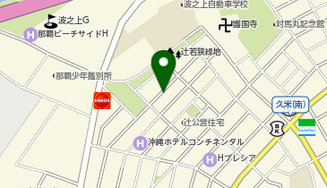 HOTEL SANSUI NAHA駐車場の地図画像