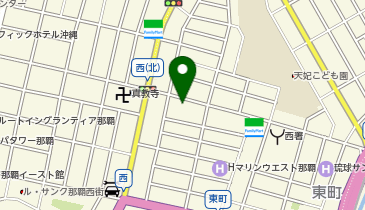 Dパーキング那覇市西1丁目第3の地図画像