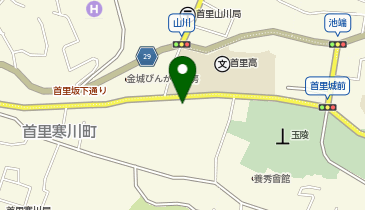 Dパーキング那覇市首里寒川町1丁目第1の地図画像