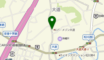 Dパーキング那覇市大道第2の地図画像