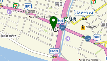 Dパーキング那覇市東町第2の地図画像