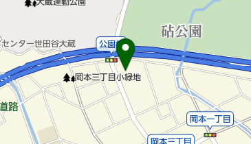 パークジャパン 世田谷岡本第1の地図画像