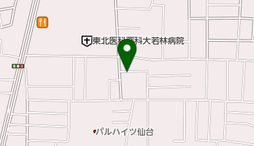 パークジャパン仙台中倉第1の地図画像