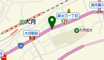 パークジャパン 大月第2の地図画像