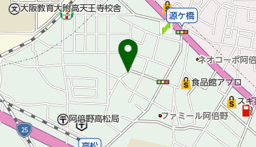 パークジャパン 大阪天王寺町北第1の地図画像