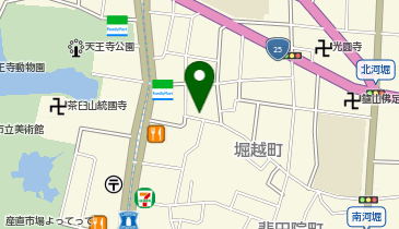 パークジャパン 大阪堀越町第1の地図画像