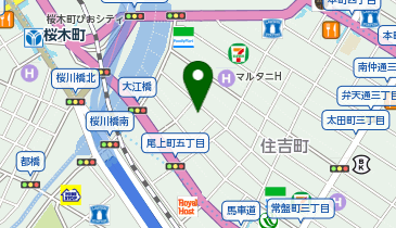 パークジャパン 中区住吉町第1の地図画像