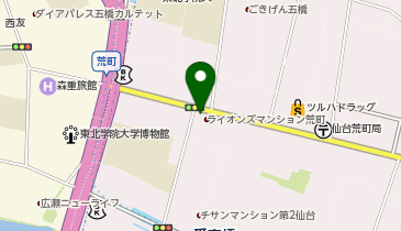 パークジャパン 仙台荒町第1の地図画像