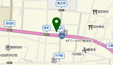 善光寺表参道大門町駐車場の地図画像