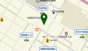 ウェルネスさがみはら駐車場の地図画像