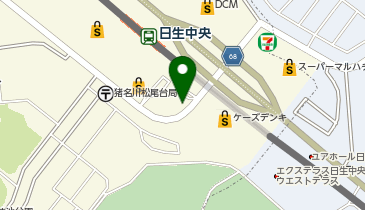 日生中央駅前交通広場駐車場の地図画像