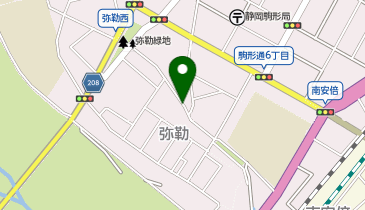【専用アプリ必須駐車場】PARKING PAY 南安倍2丁目駐車場の地図画像