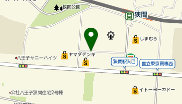 【専用アプリ必須駐車場】PARKING PAY PP 狭間駅前第1の地図画像