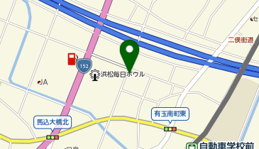 【専用アプリ必須駐車場】PARKING PAY PP 東名浜松北バス停前の地図画像