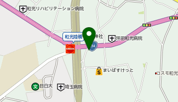 【専用アプリ必須駐車場】PARKING PAY セイワパーク和光の地図画像