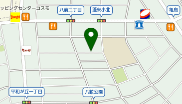 【専用アプリ必須駐車場】PARKING PAY パーキングペイよもぎ台の地図画像