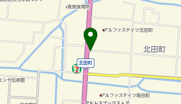 【専用アプリ必須駐車場】PARKING PAY 北田町駐車場1の地図画像