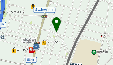 【専用アプリ必須駐車場】PARKING PAY JPプレアール砂道町F枠の地図画像