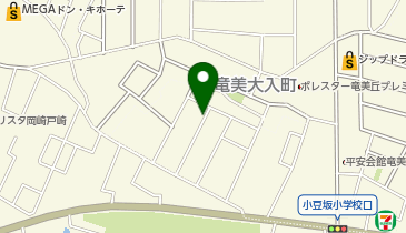 【専用アプリ必須駐車場】PARKING PAY グリーンシティ竜美の地図画像