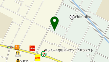 【専用アプリ必須駐車場】PARKING PAY エルプレイス下総中山2の地図画像