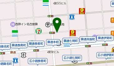 【専用アプリ必須駐車場】PARKING PAY 第7錦ビル駐車場の地図画像