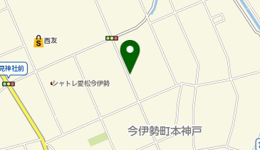 【専用アプリ必須駐車場】PARKING PAY 今伊勢町ウィングS駐車場の地図画像