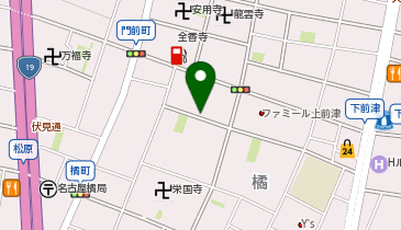 【専用アプリ必須駐車場】PARKING PAY ベルシェ橘南側駐車場の地図画像