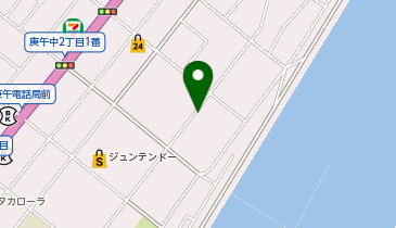 【専用アプリ必須駐車場】PARKING PAY パーキングペイ庚午北の地図画像