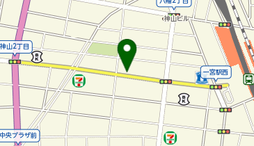 【専用アプリ必須駐車場】PARKING PAY PP 一宮神山第1の地図画像