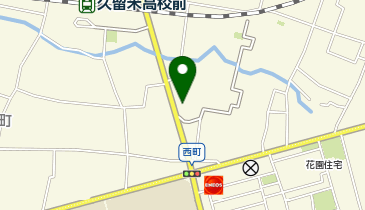 【専用アプリ必須駐車場】PARKING PAY セイワパーク久留米西町の地図画像