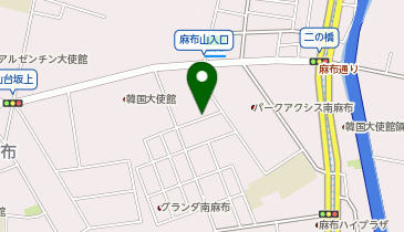 【専用アプリ必須駐車場】PARKING PAY パーキングペイ南麻布の地図画像