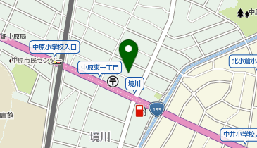 【専用アプリ必須駐車場】PARKING PAY 中原東1丁目駐車場の地図画像