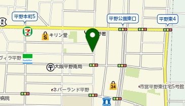 【専用アプリ必須駐車場】PARKING PAY PP 大阪平野南第1の地図画像