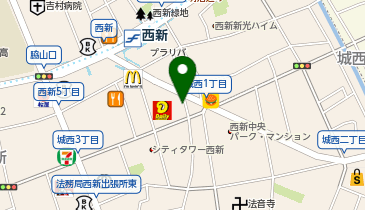 【専用アプリ必須駐車場】PARKING PAY セイワパーク西新4丁目の地図画像