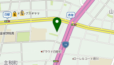 【専用アプリ必須駐車場】PARKING PAY COCOAS 白壁校の地図画像