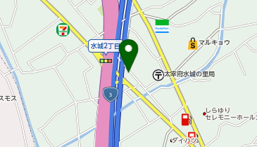 【専用アプリ必須駐車場】PARKING PAY パーキングペイ三月水城の地図画像