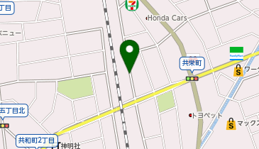 【専用アプリ必須駐車場】PARKING PAY PP 共和駅前第3の地図画像