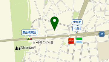 【専用アプリ必須駐車場】PARKING PAY パーキングペイ中島の地図画像